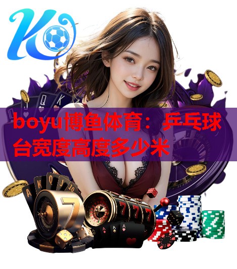 乒乓球台宽度高度多少米