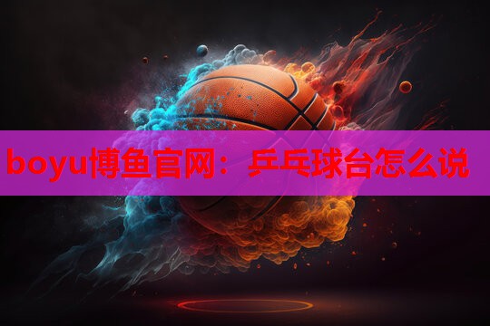 乒乓球台怎么说