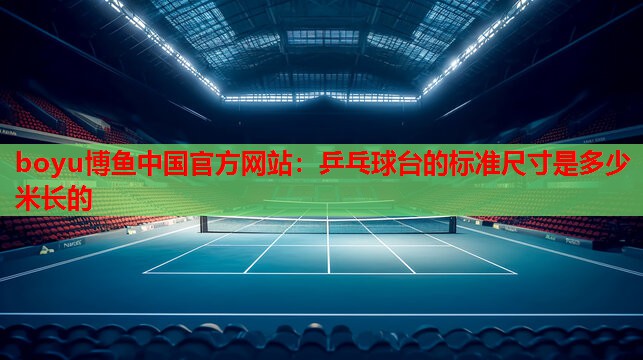 乒乓球台的标准尺寸是多少米长的